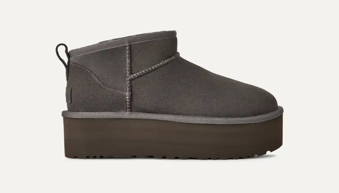 Classic Ultra Mini PLATFORM Charcoal UGG