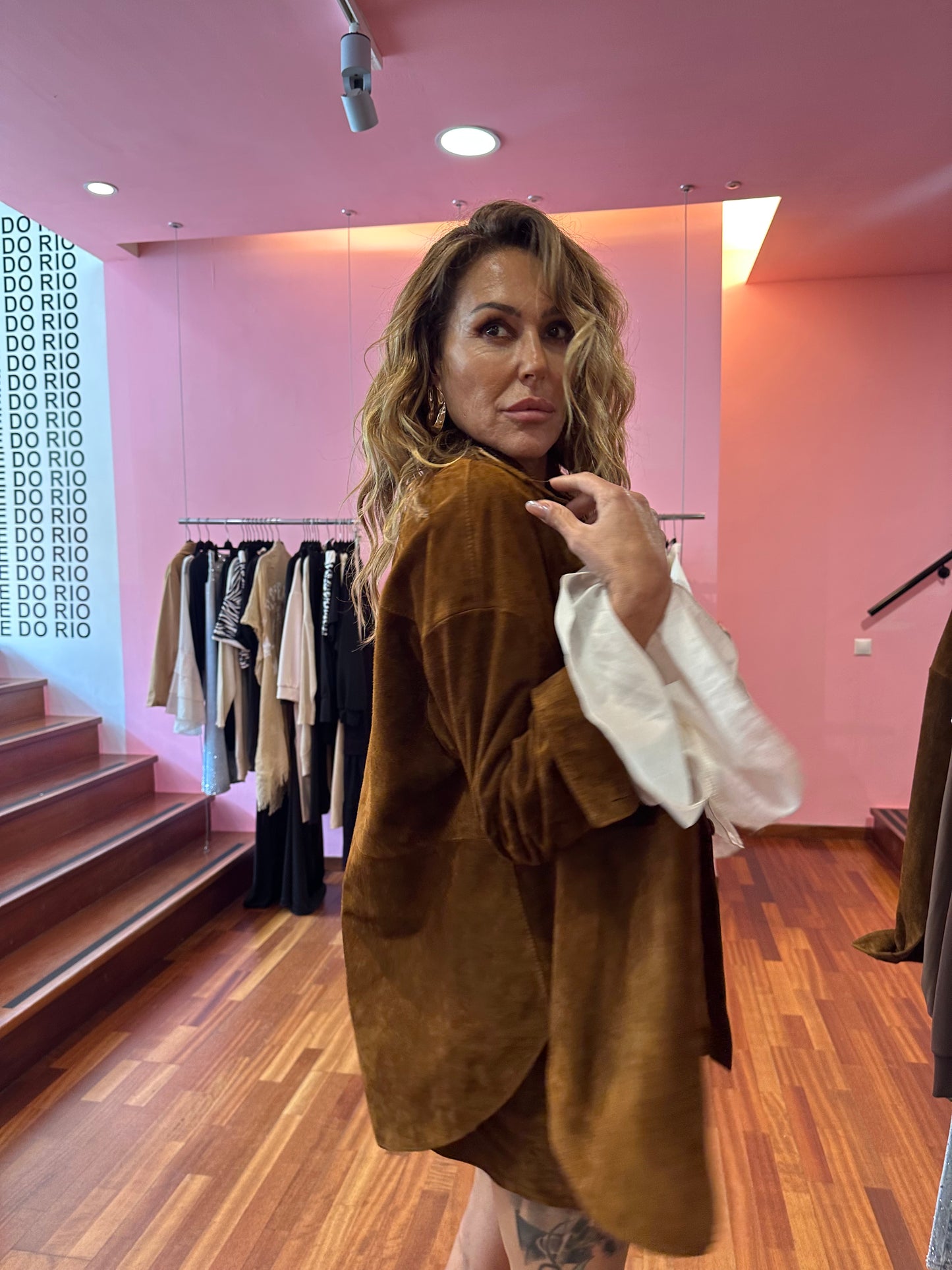 Suede Shirt Jacket Vicolo