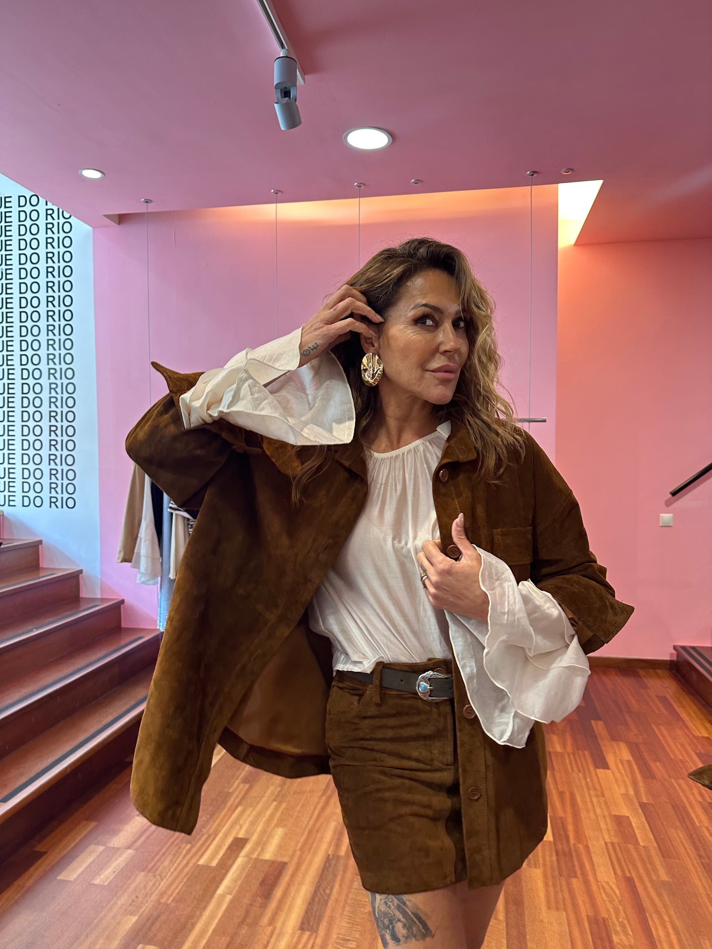 Suede Shirt Jacket Vicolo