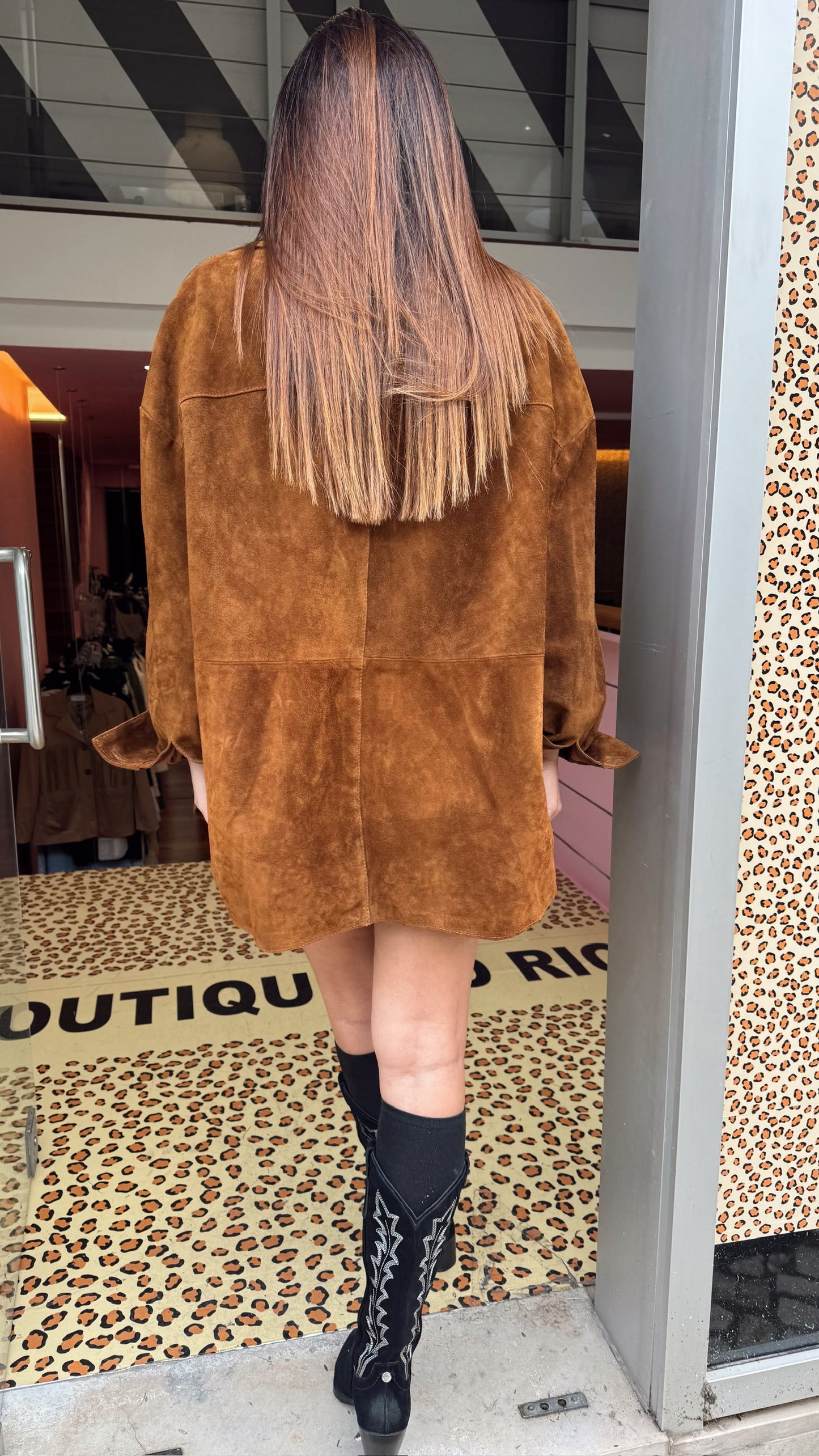 Suede Shirt Jacket Vicolo