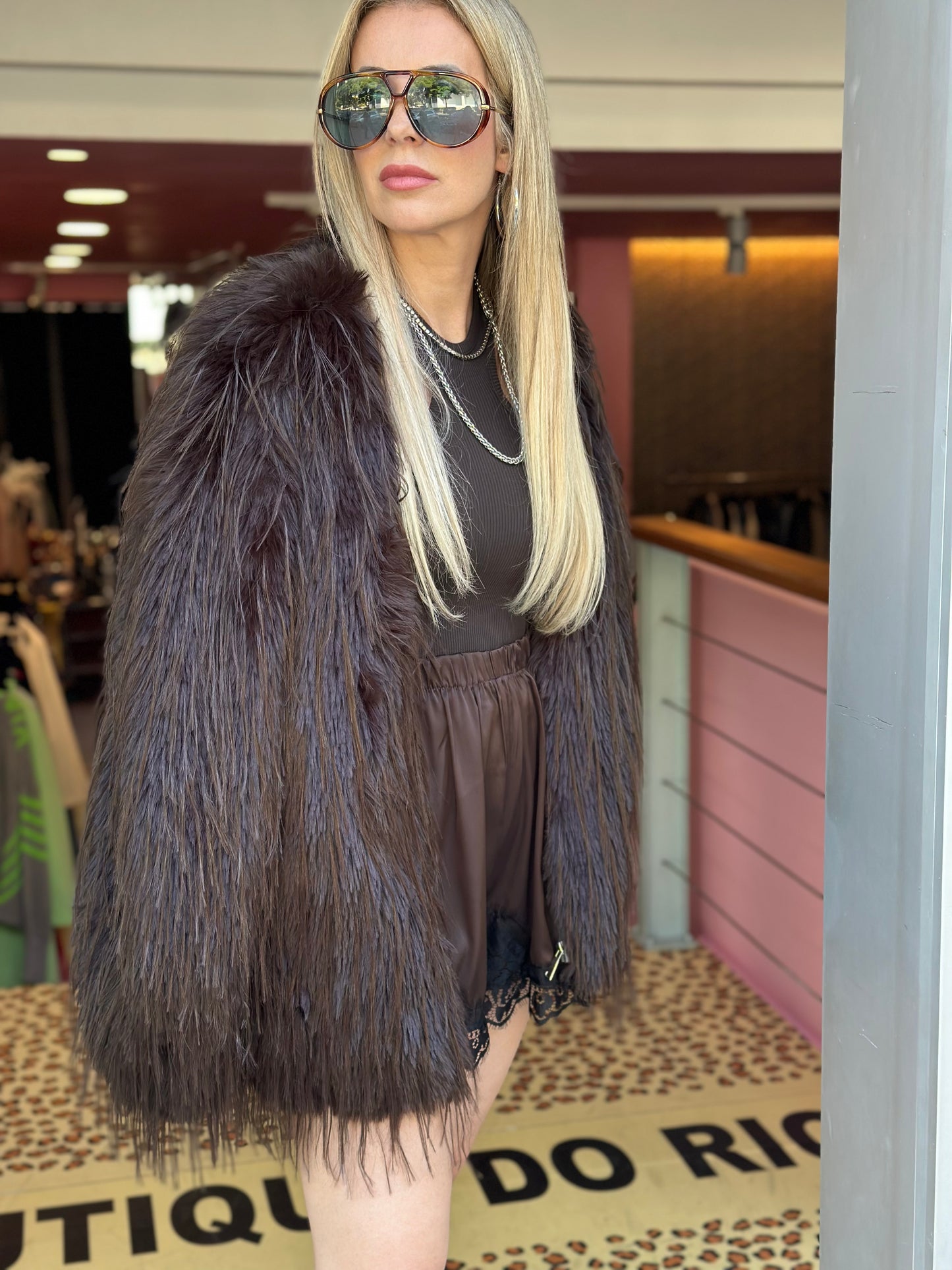 Casaco Brown Pelo
