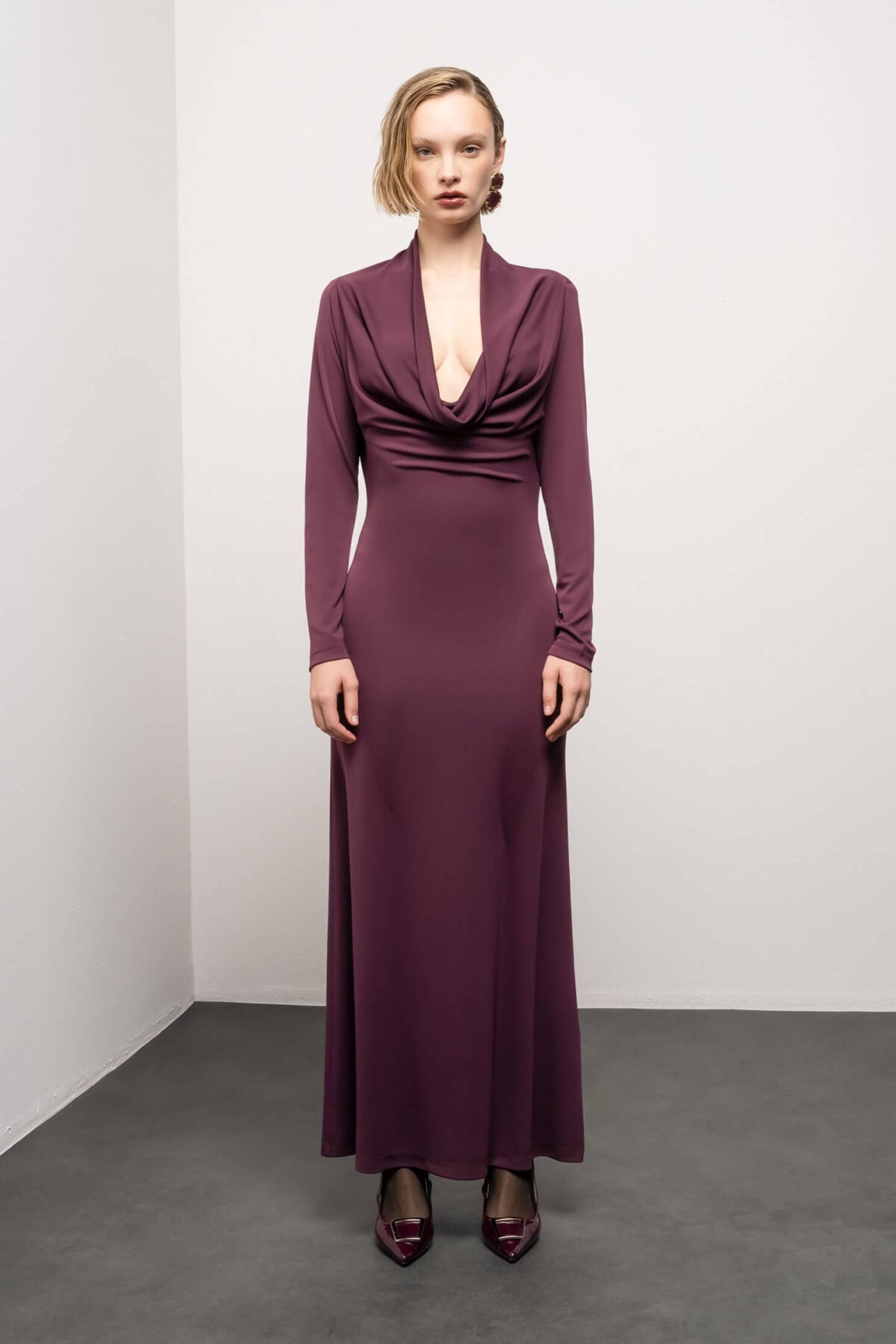 Vestido Bordeaux Mironce