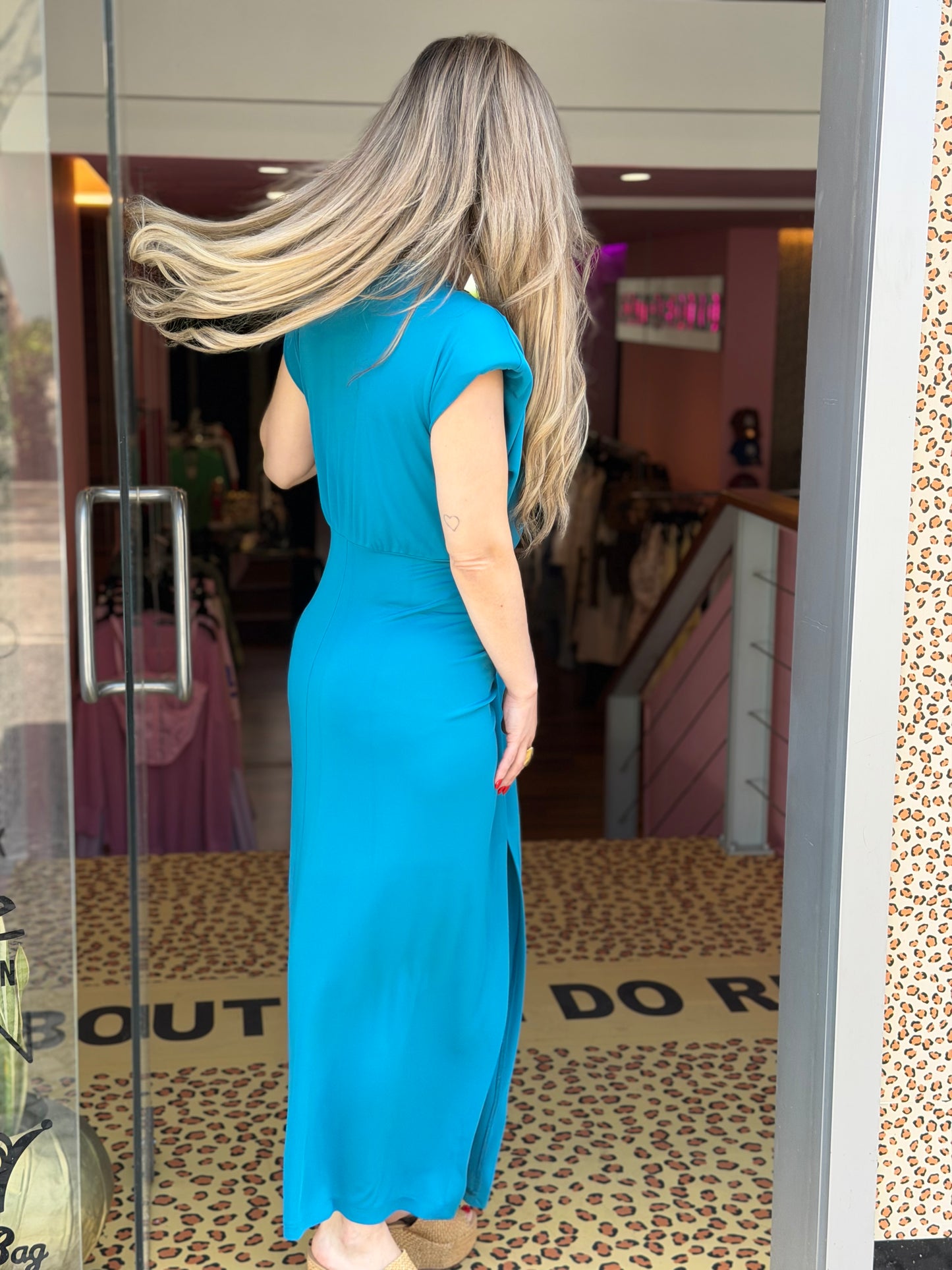 Vestido Azul Imperial Fashion