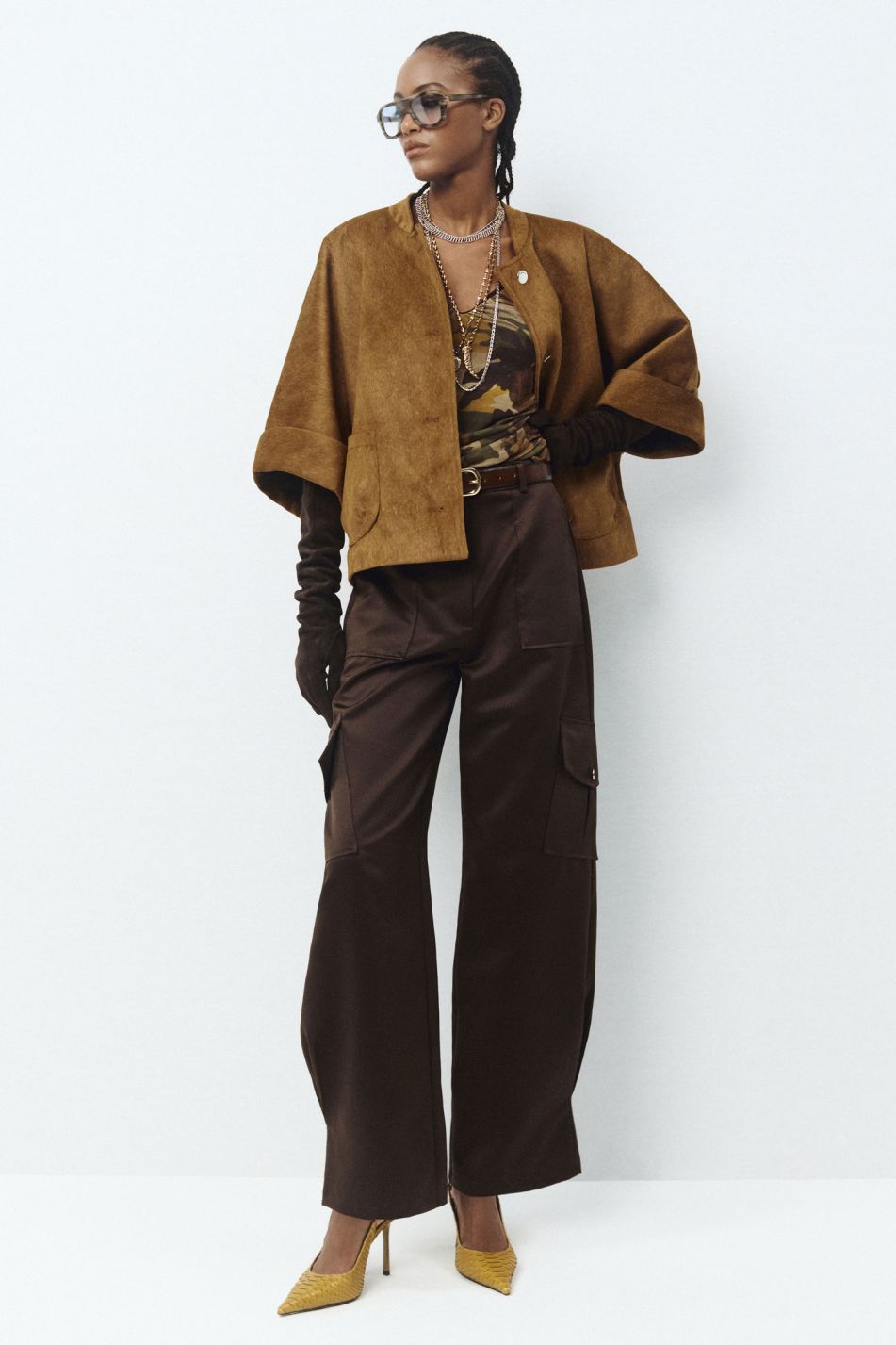Cargo Pants Brown Imperial Fashion