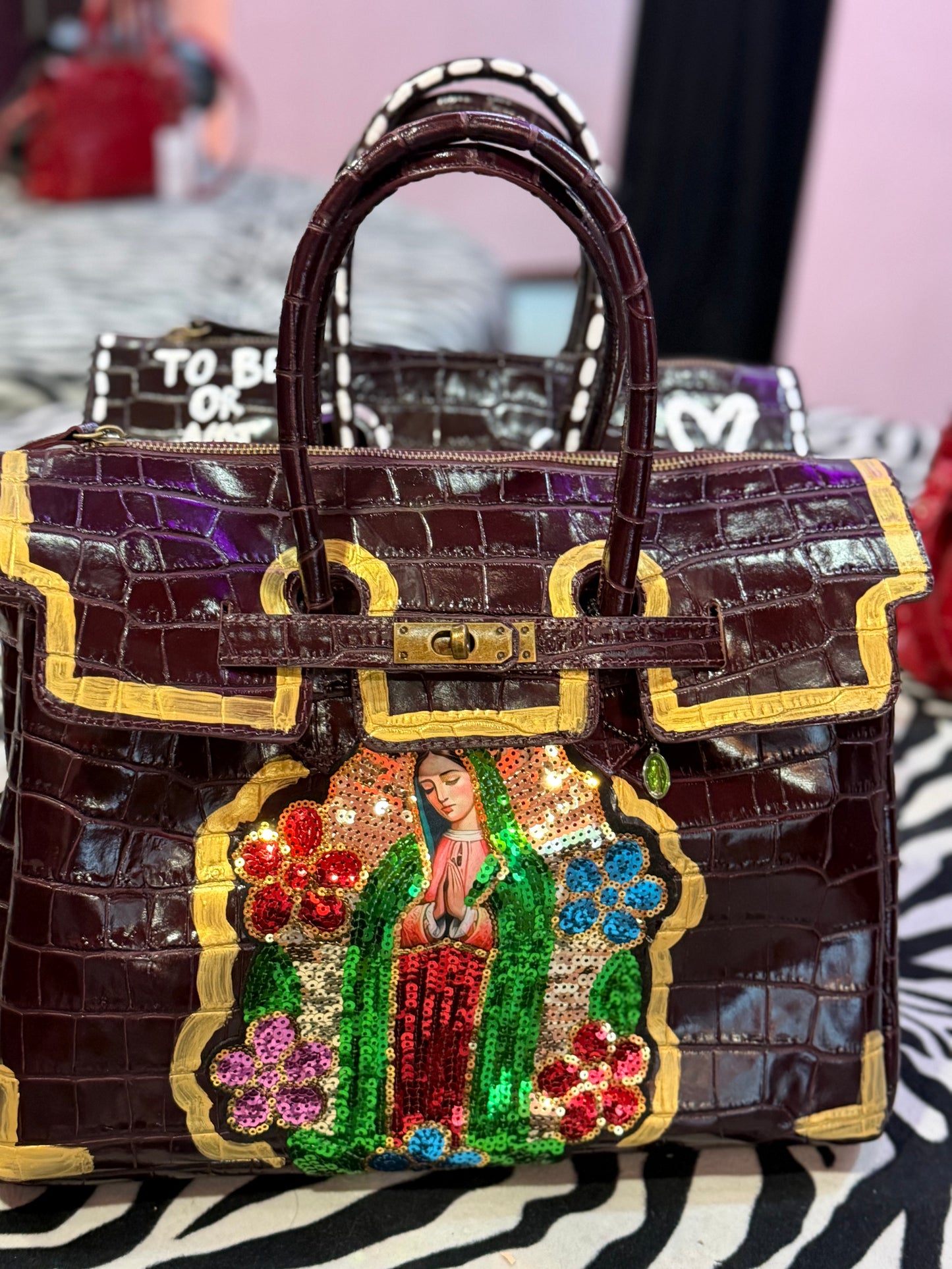 Mala Bordeaux Mia Bag