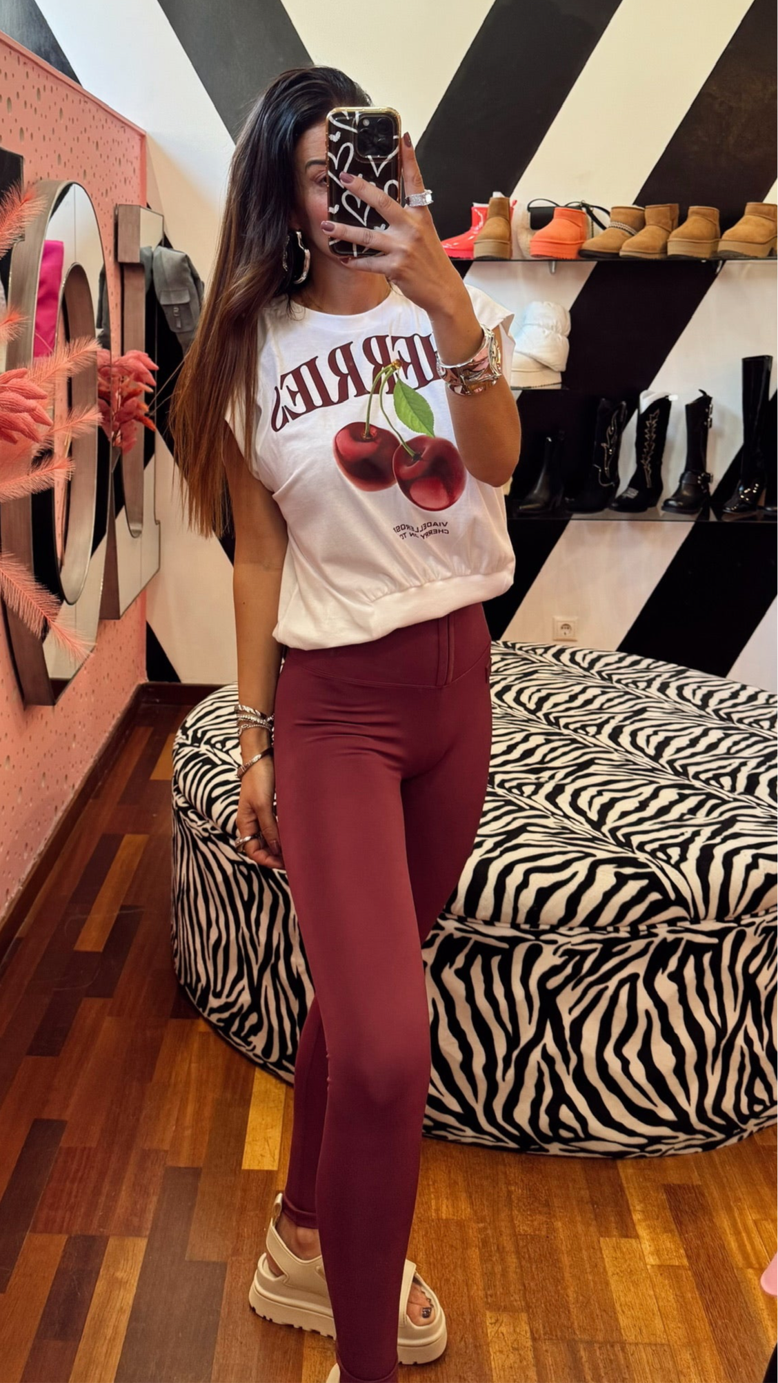 Leggings Bordeaux VDR
