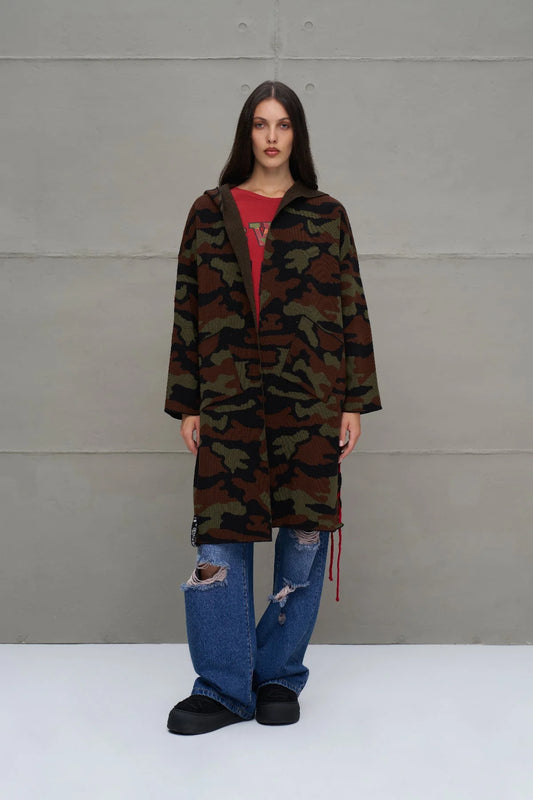Cardigan Camouflage VDR