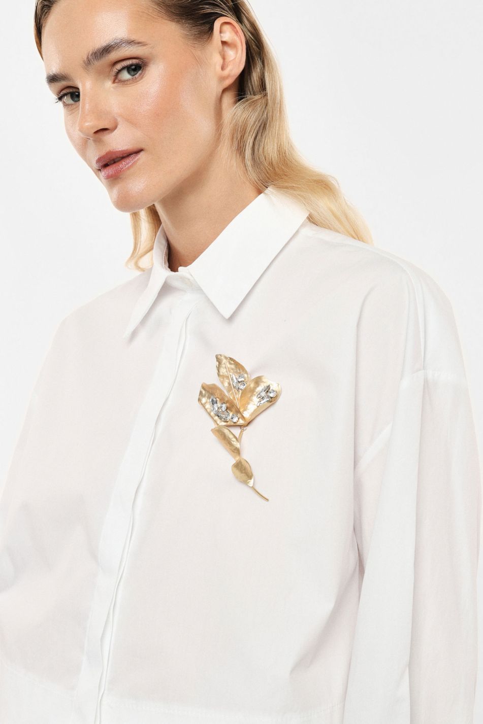 Camisa com Pregadeira Imperial Fashion