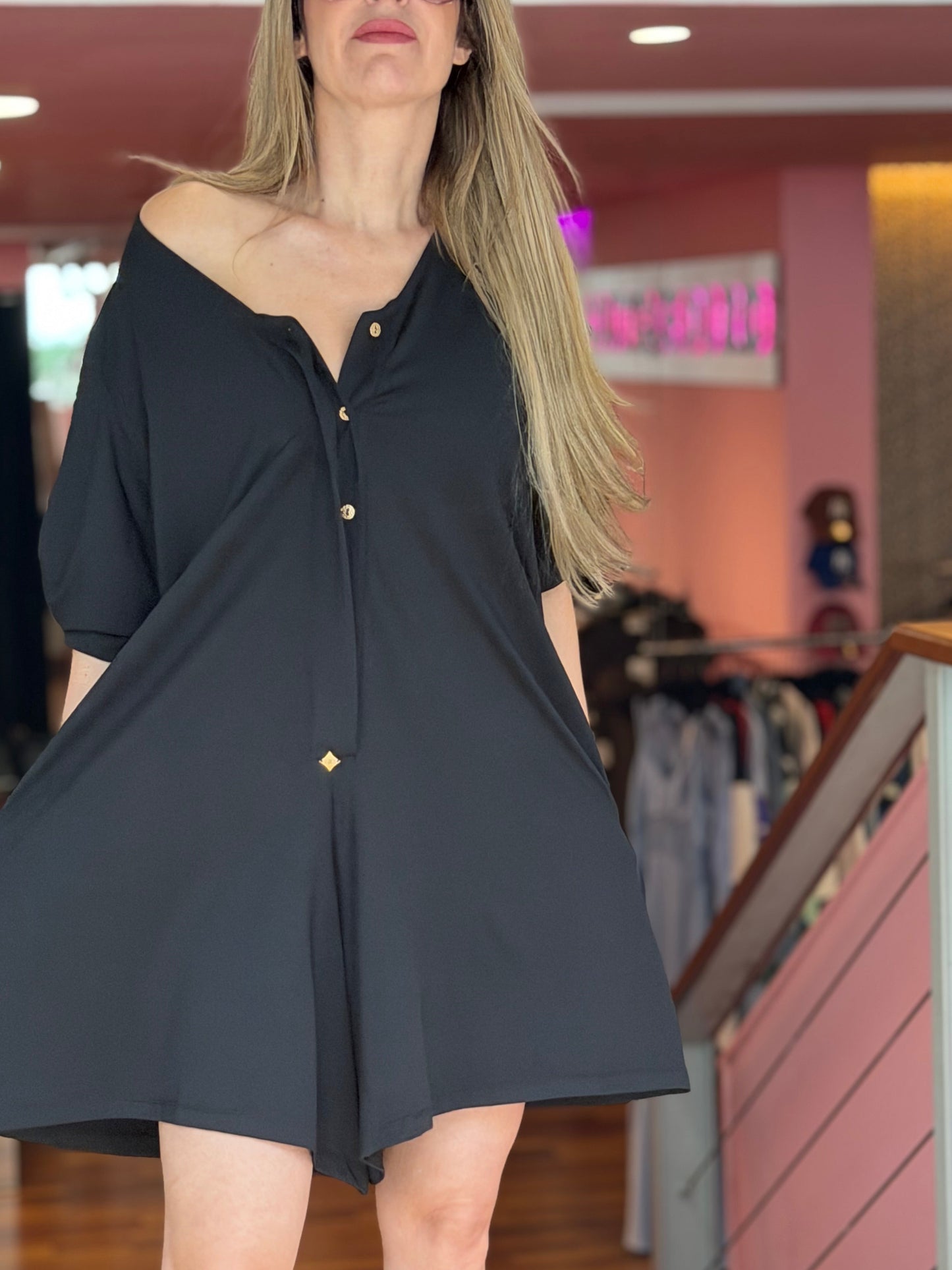 Macacão Preto Stella FIT