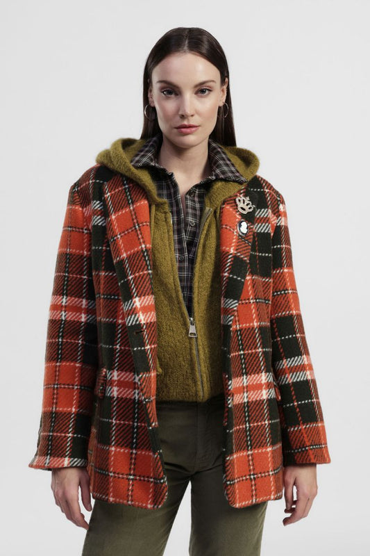 Blazer Orange& Green Dixie Fashion