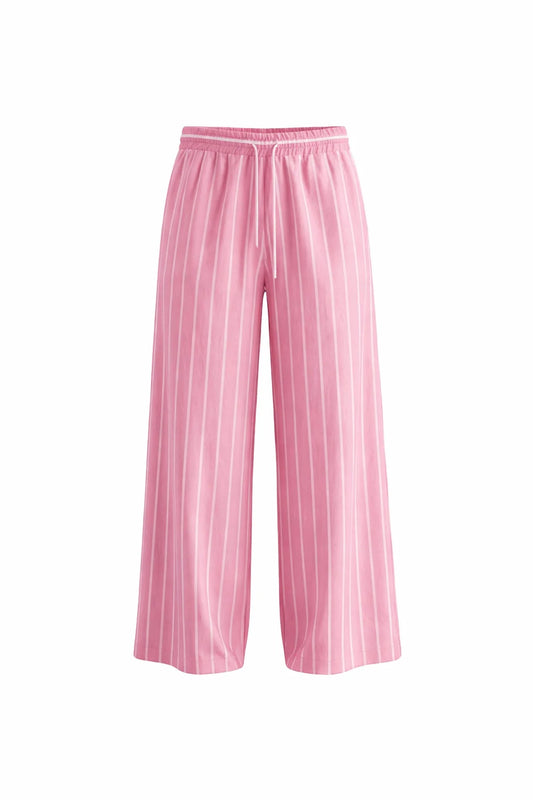 Calças Riscas Rosa VDR