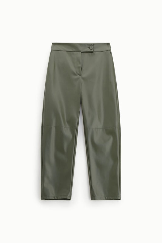 Calças Verde Ecopele Imperial Fashion