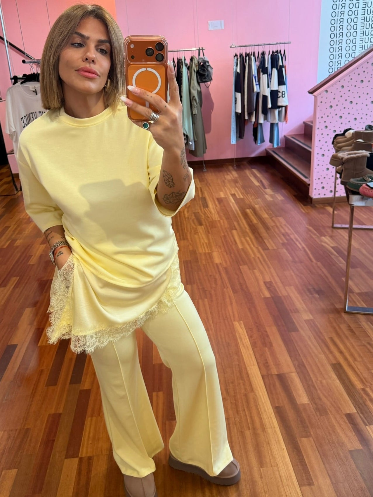 Conjunto Renda Yellow