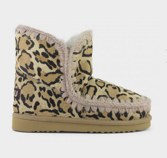 Leopard Mou Boots