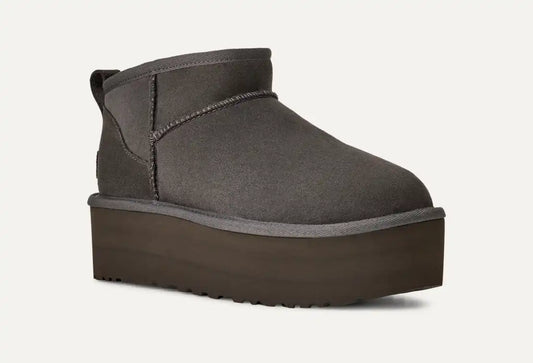 Classic Ultra Mini PLATFORM Charcoal UGG