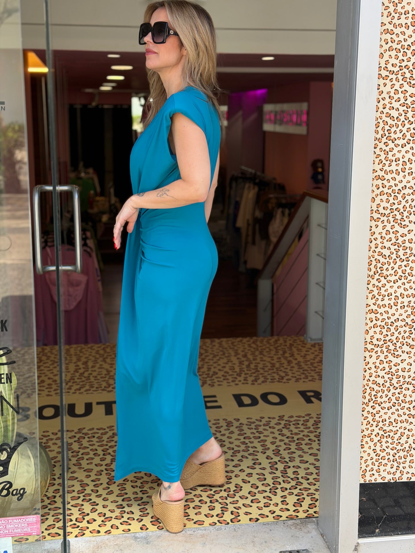 Vestido Azul Imperial Fashion