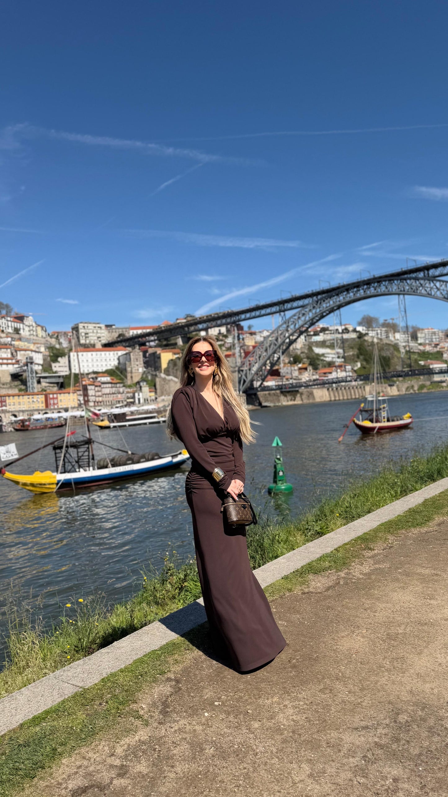 Vestido Castanho