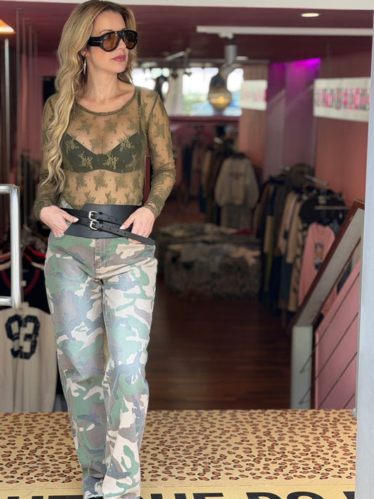 Jeans Camouflage Vicolo