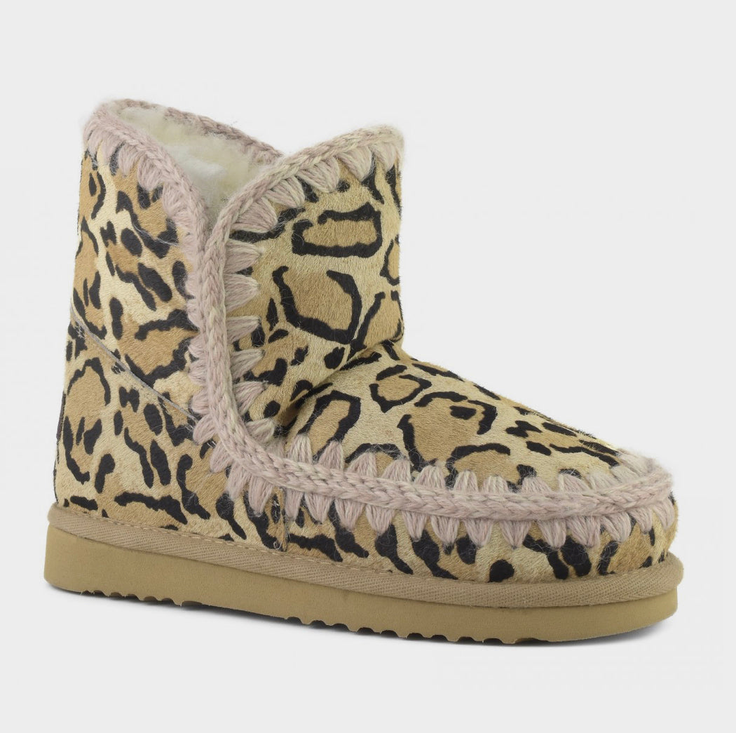 Leopard Mou Boots