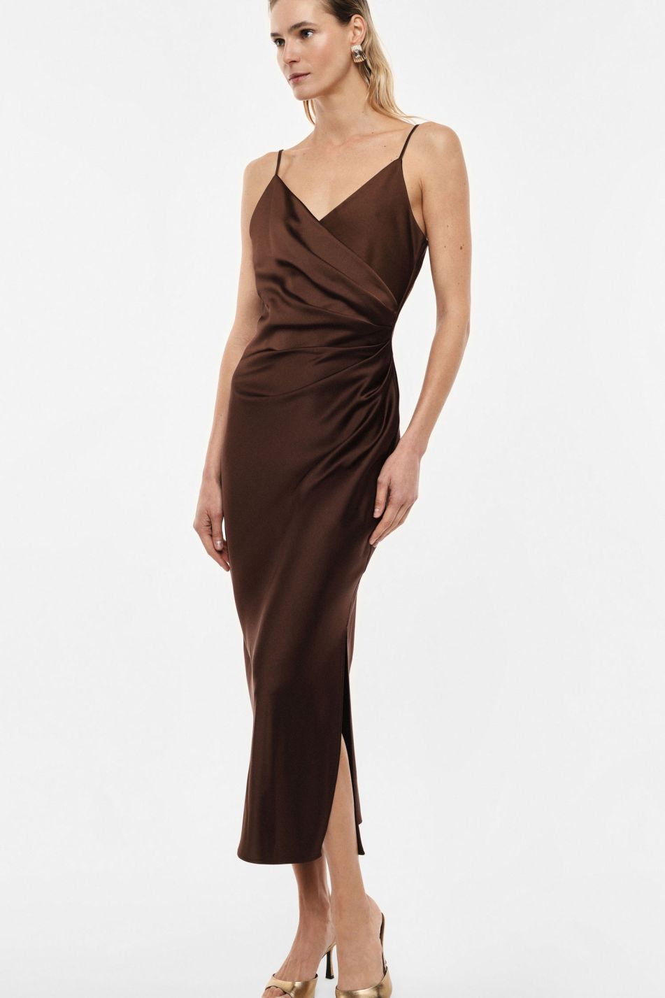Vestido Castanho Imperial Fashion