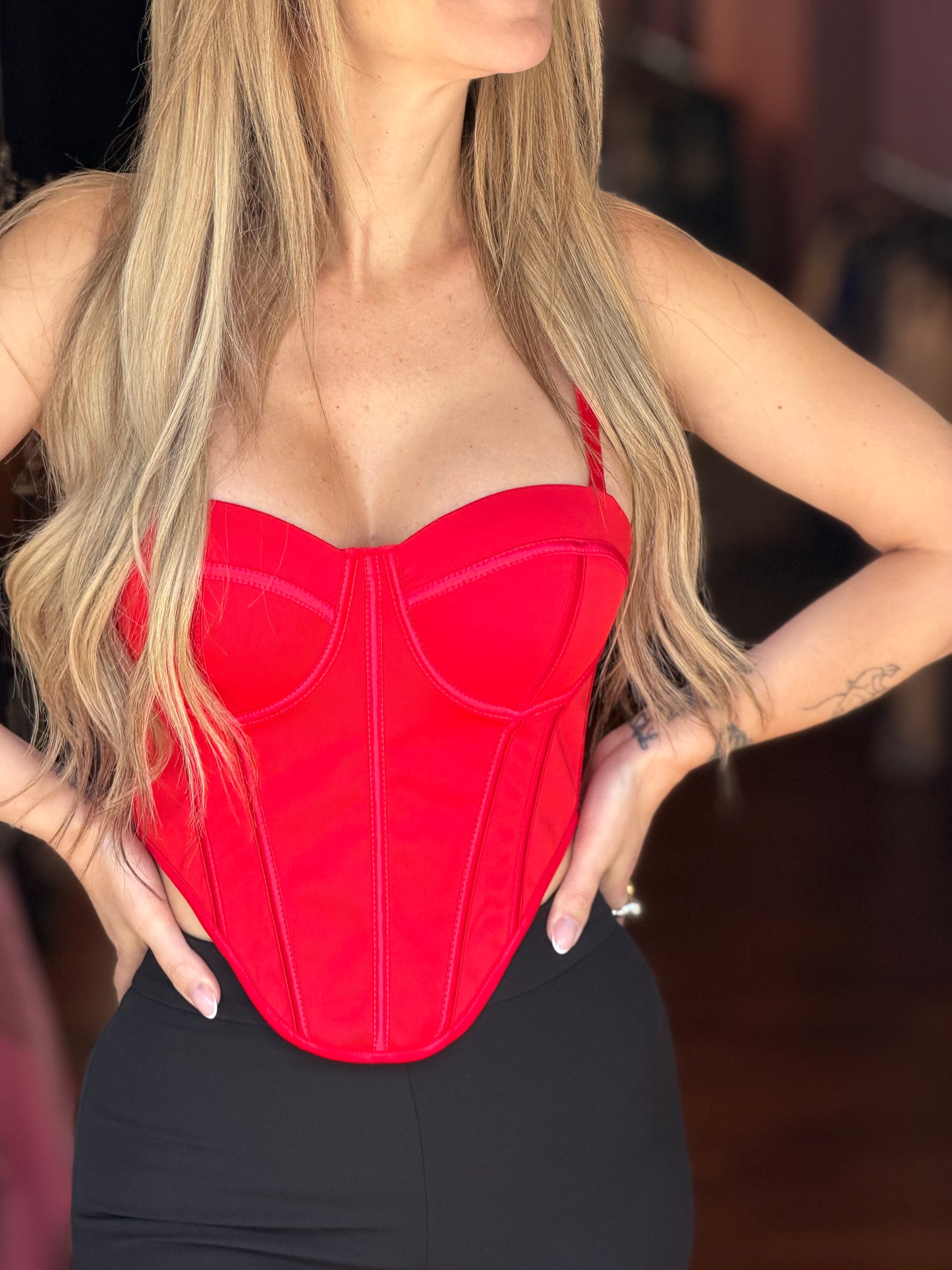 Top Vermelho Vicolo