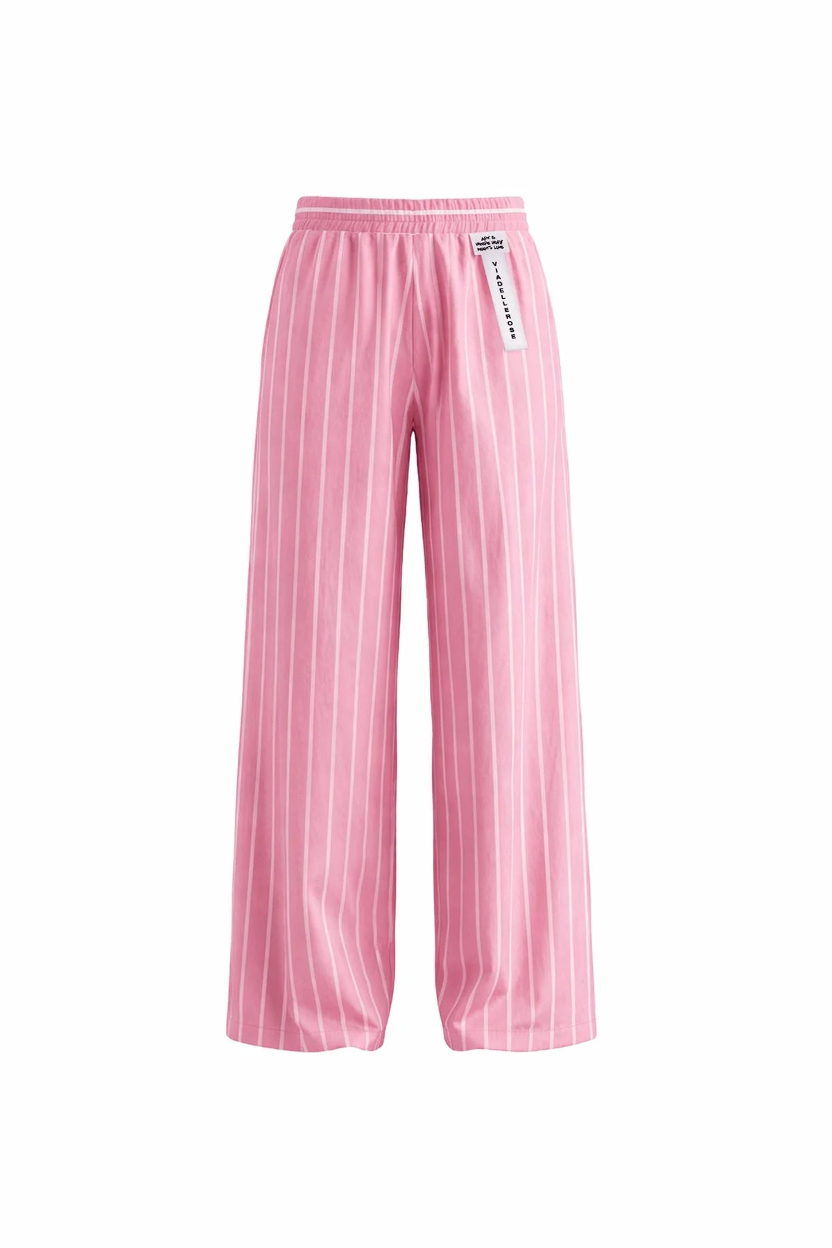 Calças Riscas Rosa VDR