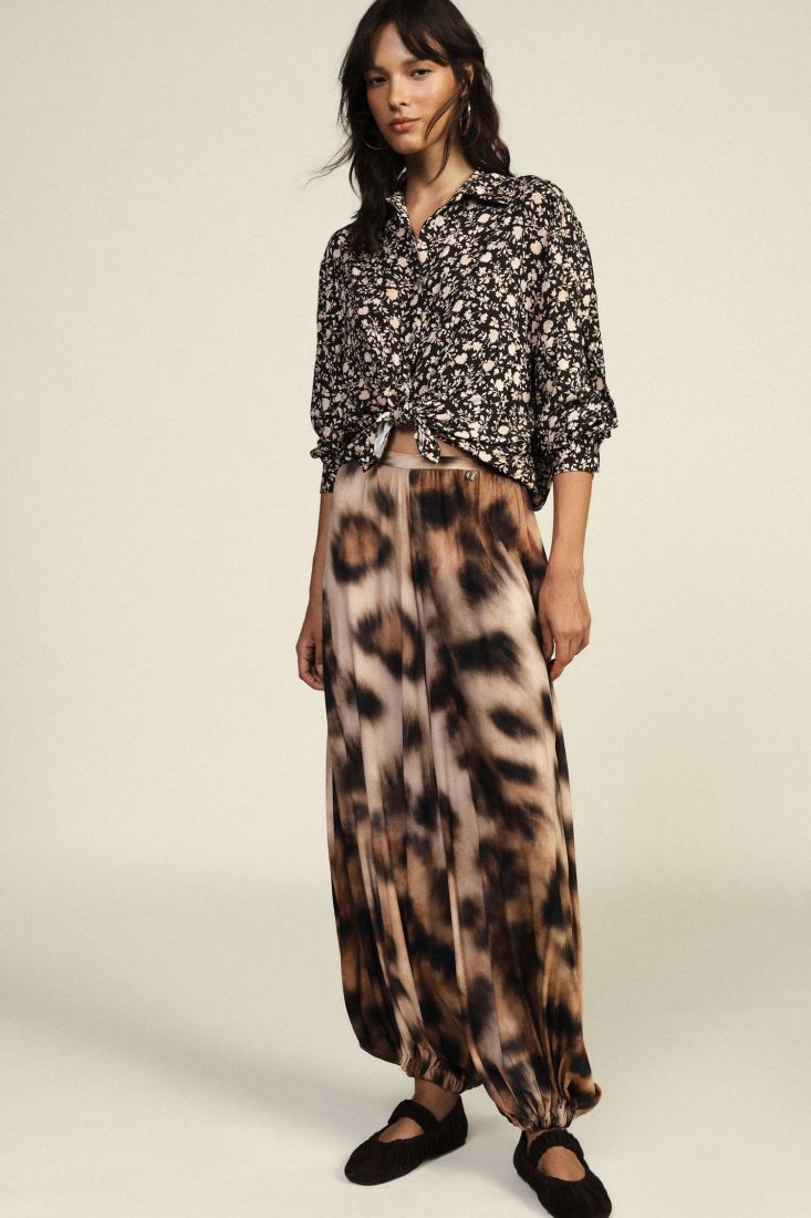 Calças animal print Dixie